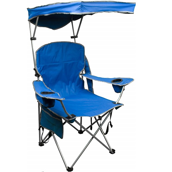 AIOIAI Adjustable Canopy Folding Camp Chair