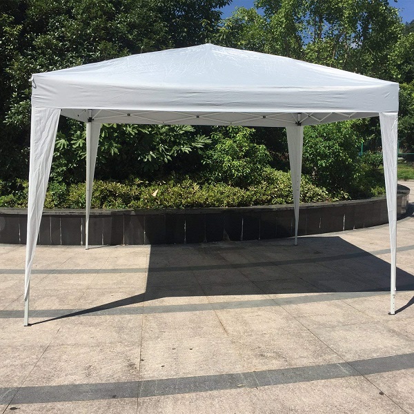 AIOIAI Canopy Wedding Party Tent Heavy Duty Outdoor Gazebo wtih Carry Bag(10'x10', White) 