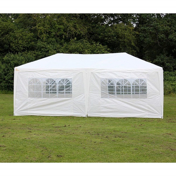 AIOIAI 10 X 20 White Party Tent Gazebo Canopy with Sidewalls