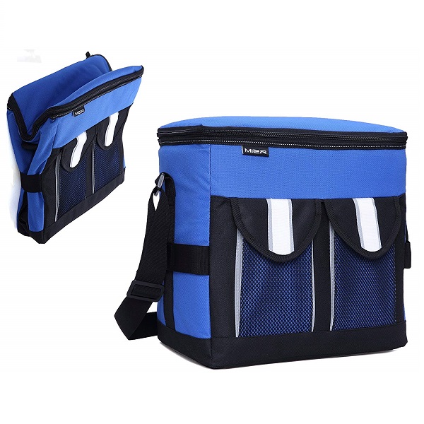 AIOIAI 30Cans Collapsible Soft Cooler Bag Insulated Picnic Lunch Bag for Adult, Men, Women, Leakproof Liner